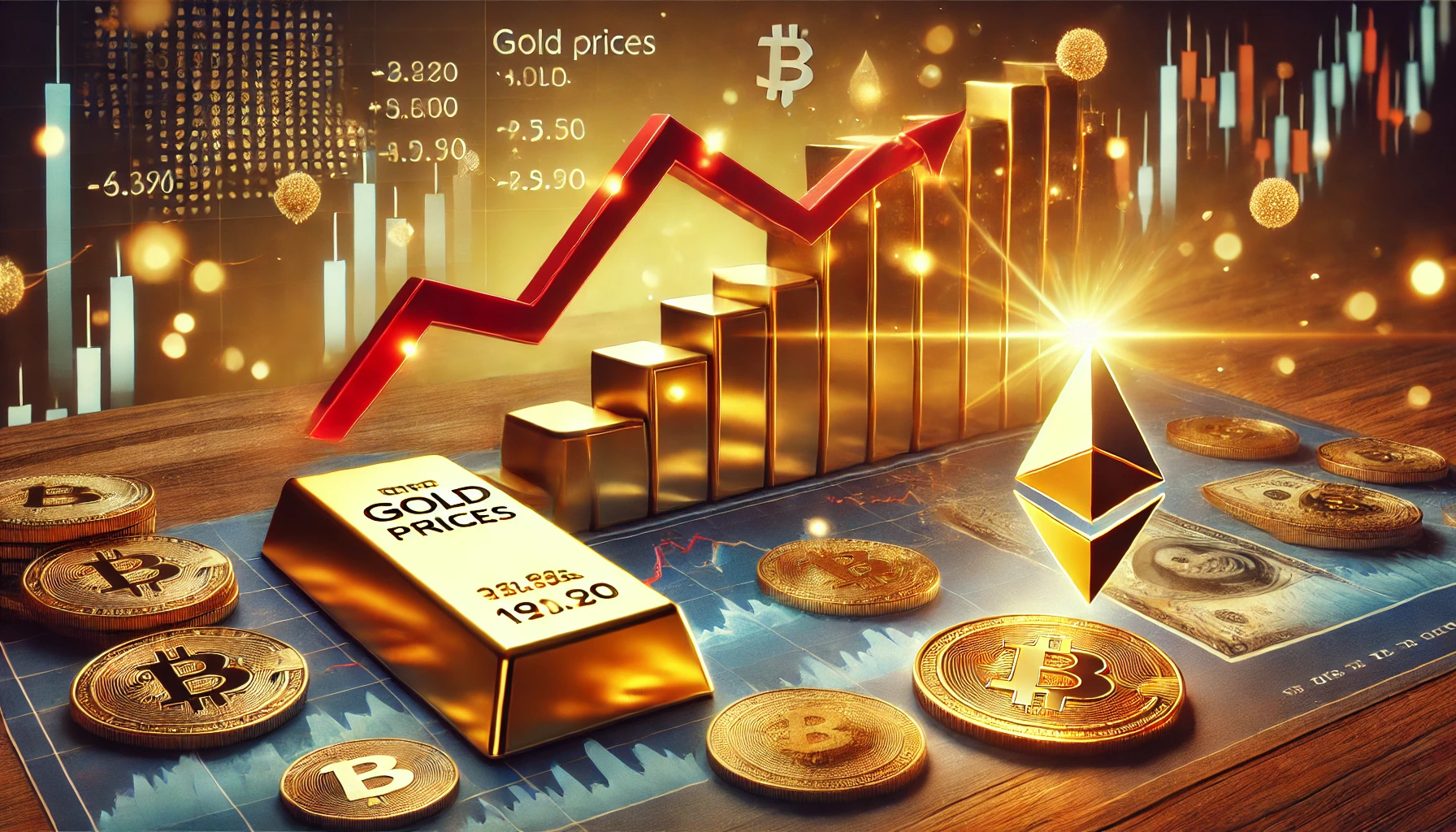 Gold Prices Plummet as Investors Shift to Digital Assets